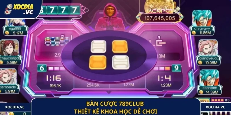 Bàn cược 789Club thiết kế khoa học dễ chơi